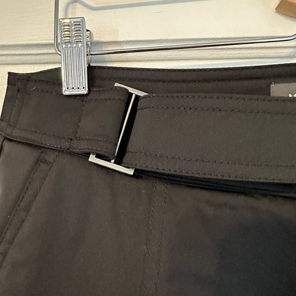 MEXX BLACK TROUSERS, side buckle size 8 - Picture 3 of 4